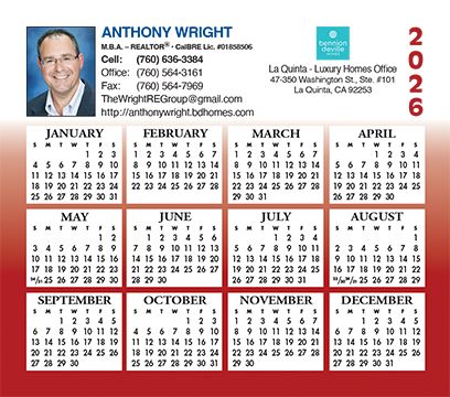 real estate calendars